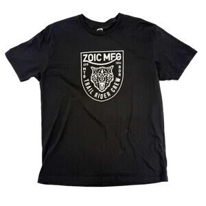 ZOIC black t-shirt men's XL top mountain biking trail rider